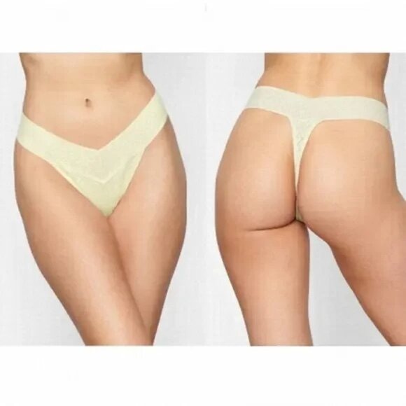 SKIMS Logo Mesh Thong Lot of 2 Bone Berry Womens 4X‎ - Picture 2 of 12
